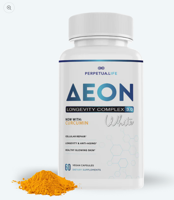 NAD+ Liposomal Anti Aging Supplement Complex AEON White with Curcumin, and AKG