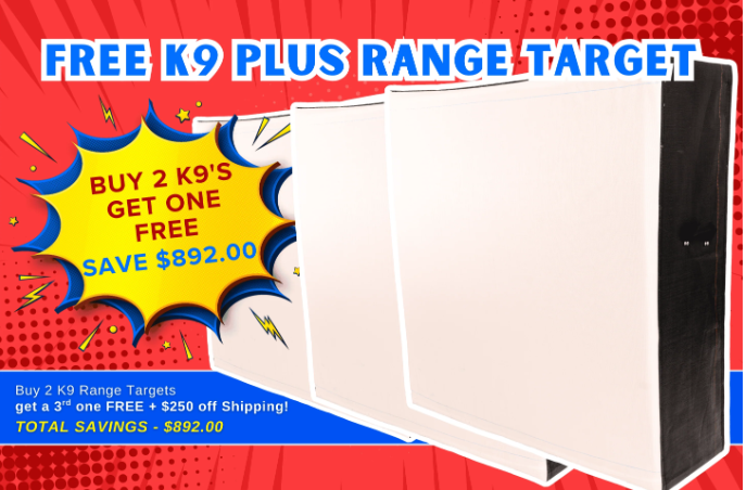☀️ SPRING BUNDLE ☀️ K9 Range Target PLUS 3-PK (SAVE $892) *MUST SHIP TO COMMERCIAL ADDRESS